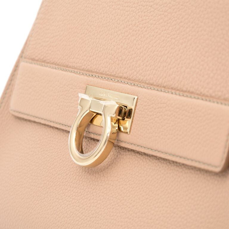 Salvatore Ferragamo Sofia Tote Nutmeg Rose Labellov Buy and