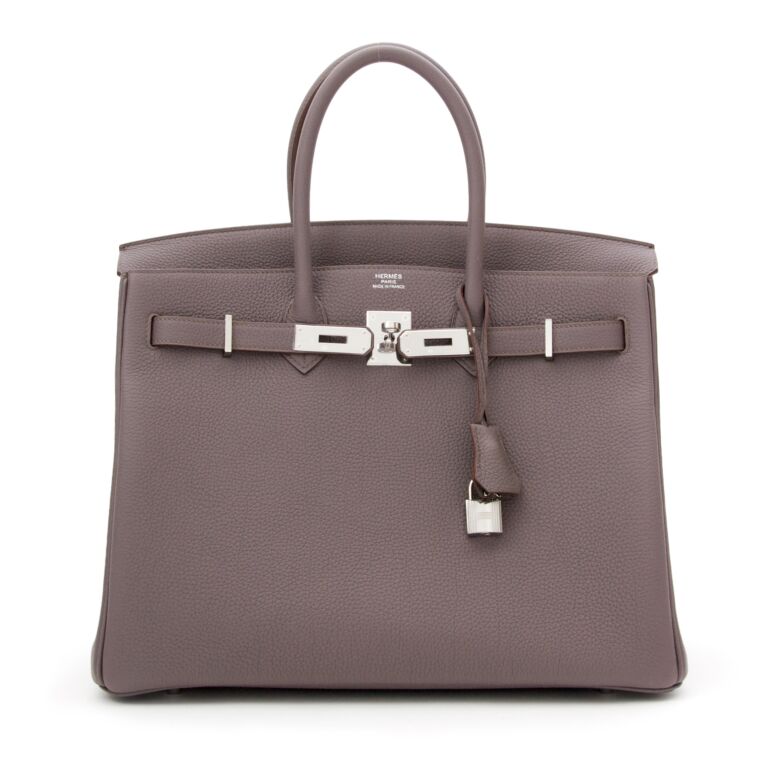 Labellov hermès Birkin 35 togo etain 