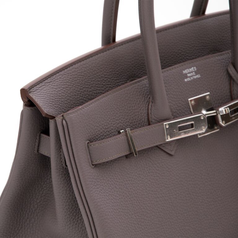 Hermes Birkin 35 Togo Etain