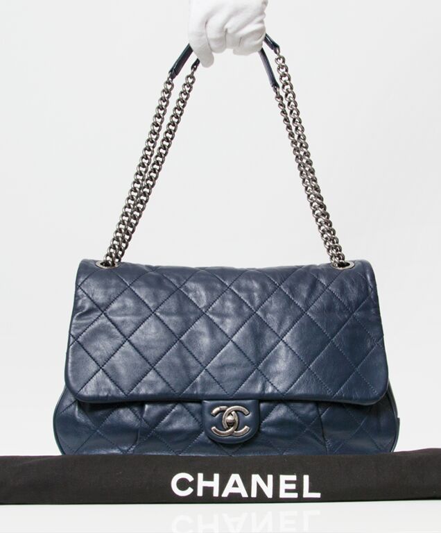 Chanel coco pleats flap bag cheap
