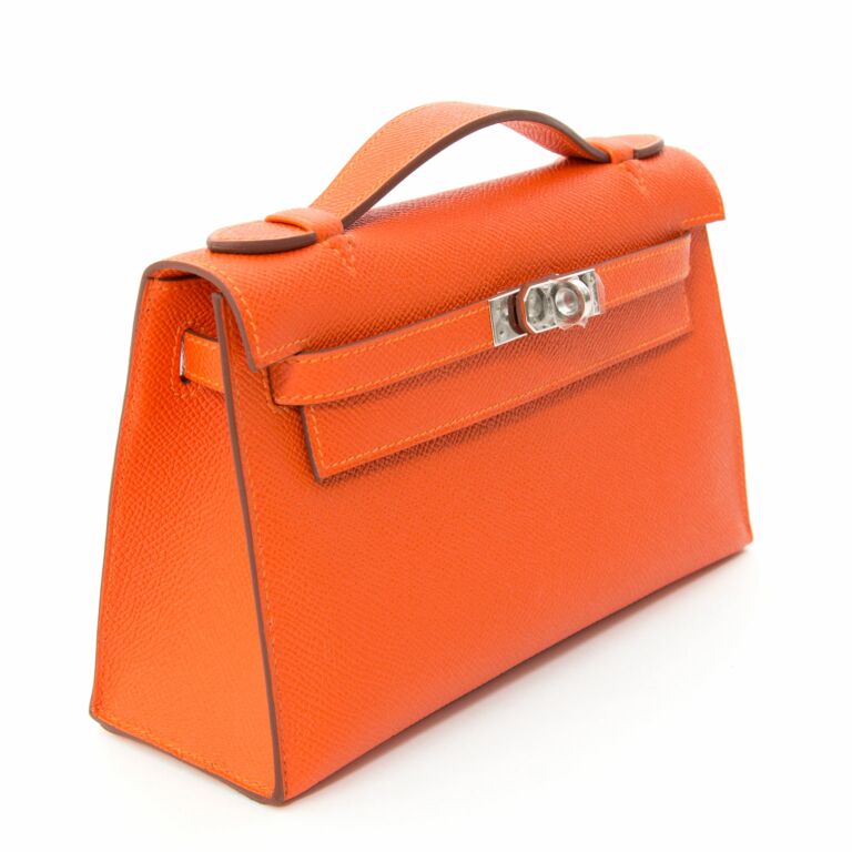 Hermes Kelly Mini Orange PHW - The Luxury Flavor