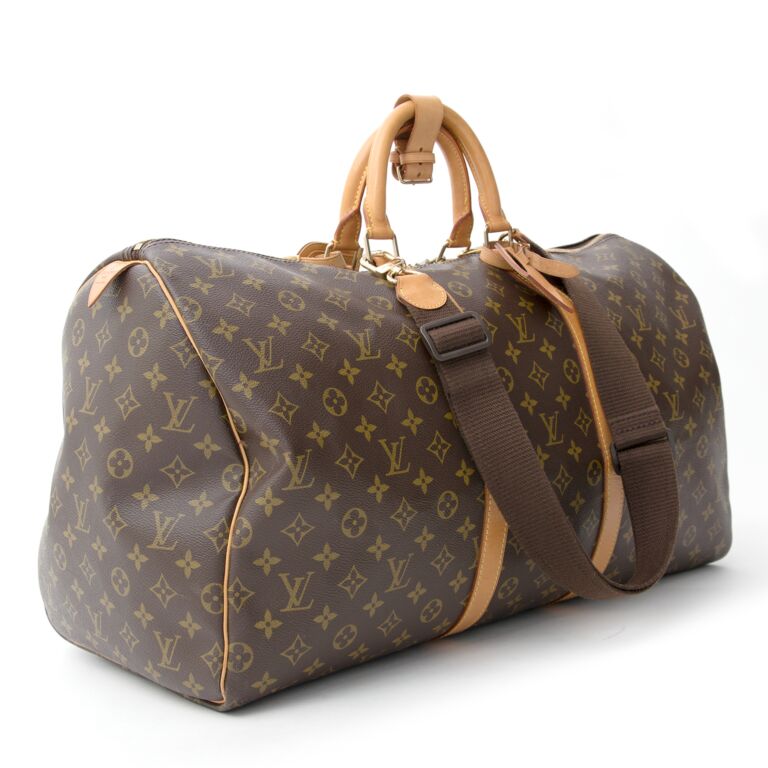 Louis Vuitton Monogram Keepall 55 Duffle Bag s331lk37 For Sale at 1stDibs