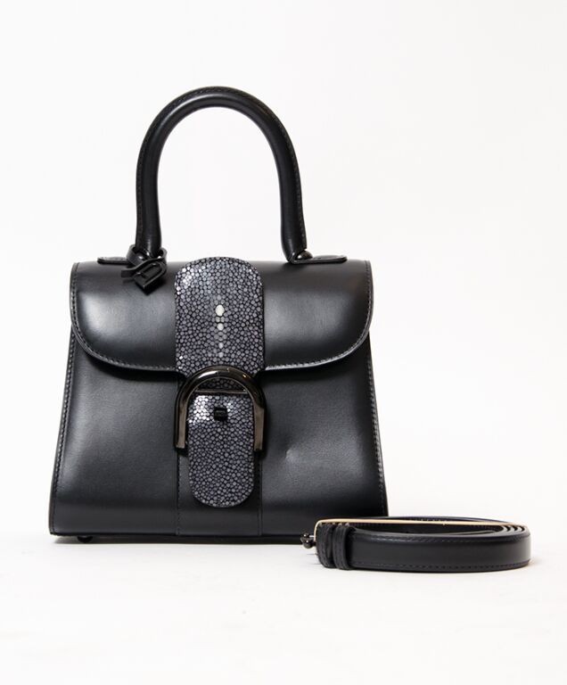 Delvaux - Brillant Mini Coliseum Box Calf Prune