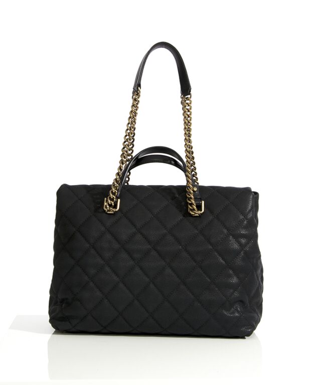 Chanel Large Tote Collection Spring/Printemps 2013 Black Grained Calfskin ○  Labellov ○ Buy and Sell Authentic Luxury