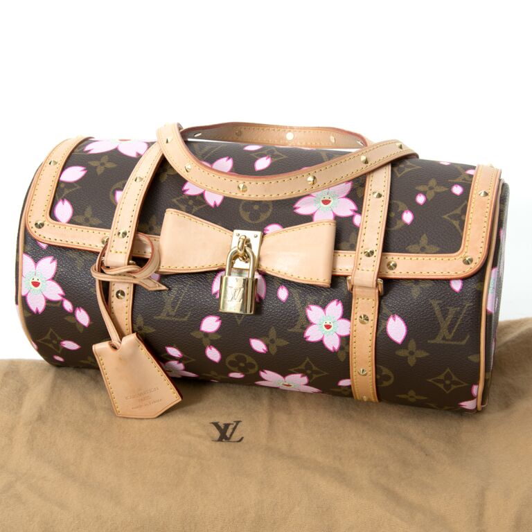 Louis Vuitton Louis Vuitton X Takashi Murakami 'cherry Blossom Monogram  Papillon' Tote in Pink