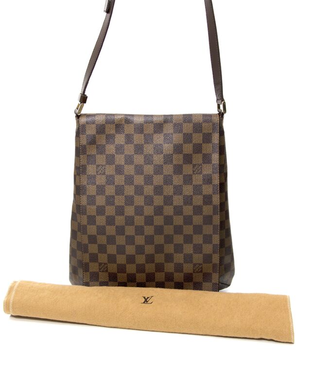 Vintage Louis Vuitton Damier Messenger Flap Bag ○ Labellov