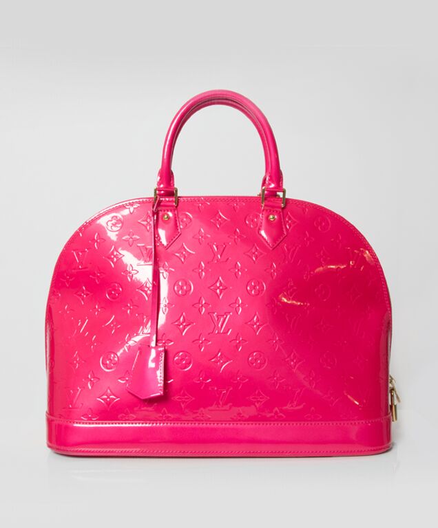 Louis Vuitton Vintage Pink Vernis Alma Bb Bag
