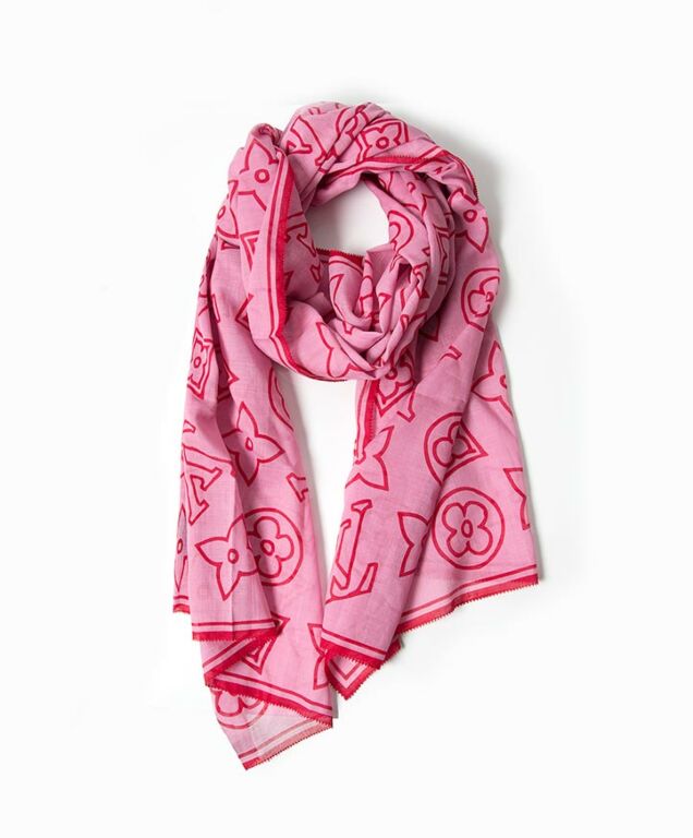 Louis Vuitton Multicolor Pastel Monogram Escale Pareo Scarf