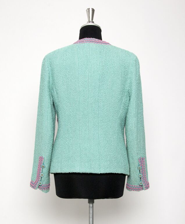 Vintage Chanel Linton Tweed Blazer Jacket ○ Labellov ○ Buy