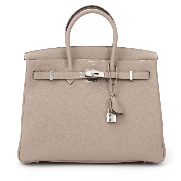 Hermès Gris Perle Togo Birkin 30 Palladium Hardware, 2021