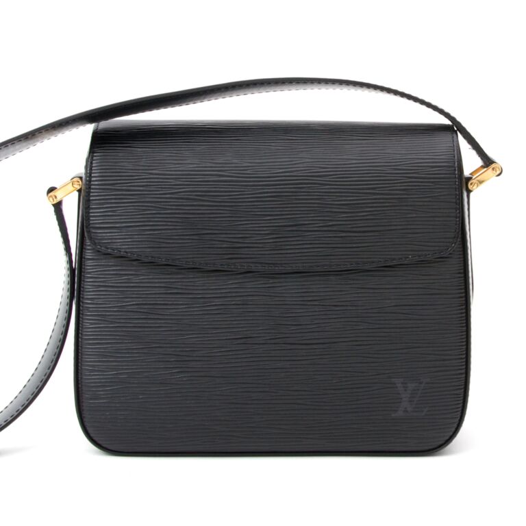 Louis Vuitton Buci Crossbody Bag Black Epi Leather w/ Receipt
