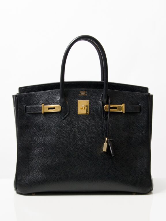 Birkin black 35 clearance