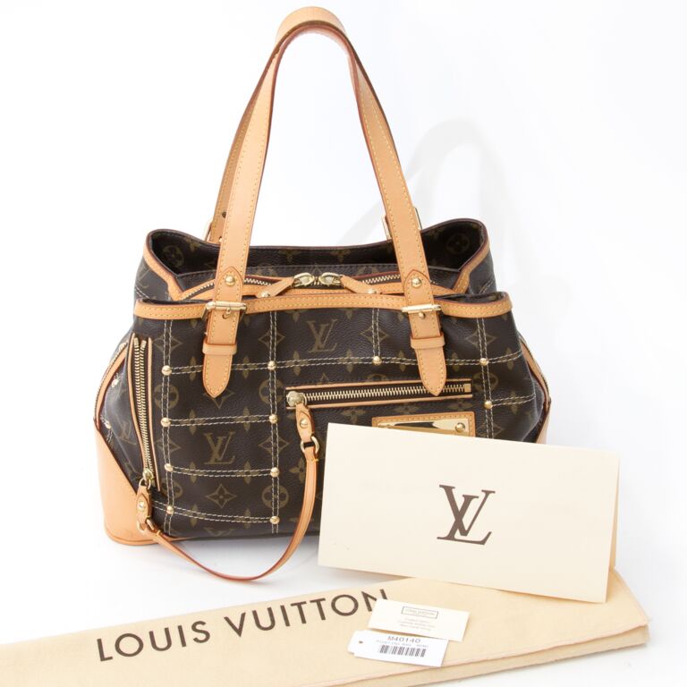 Louis Vuitton Monogram Canvas Limited Edition Riveting Bag Louis