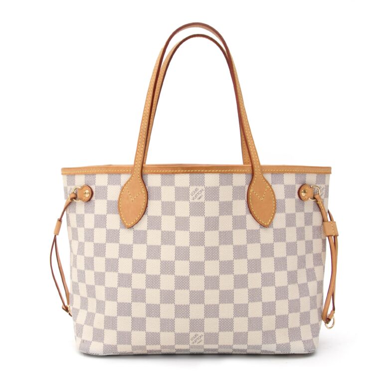 LOUIS VUITTON Damier Azur Neverfull PM Tote Bag - Final Call