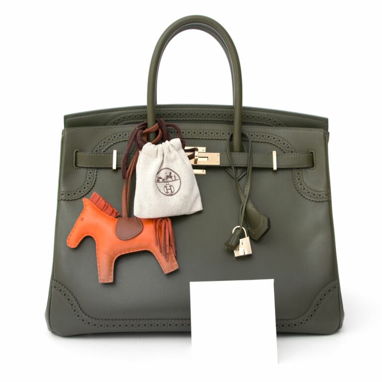 Hermes- Birkin 35cm in vert veronese