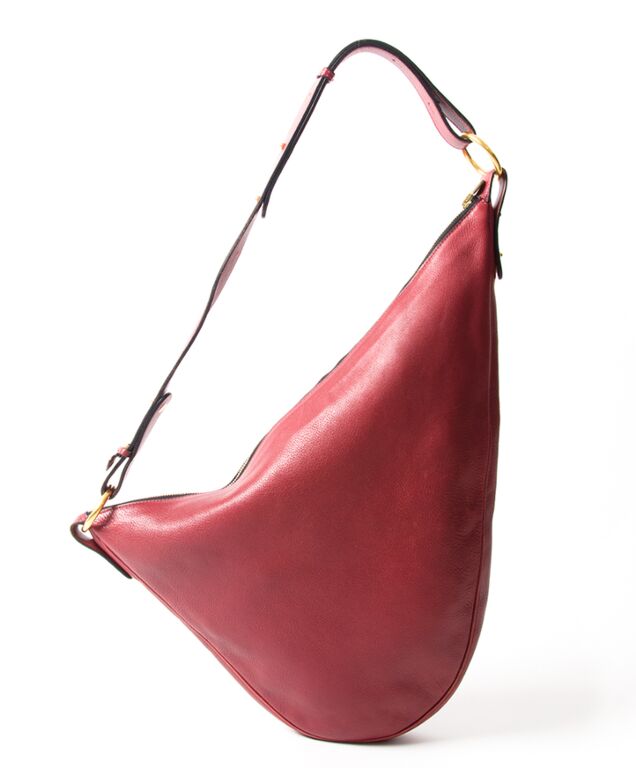 Deux De Delvaux Red Shoulder Bag ○ Labellov ○ Buy and Sell