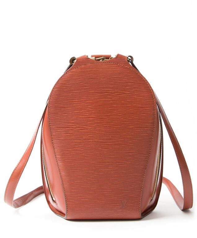 Louis Vuitton Brown Epi Mabillon Backpack ○ Labellov ○ Buy and