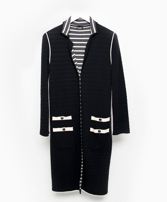 Chanel Reversible Long Cardigan Sweater ○ Labellov ○ Buy and