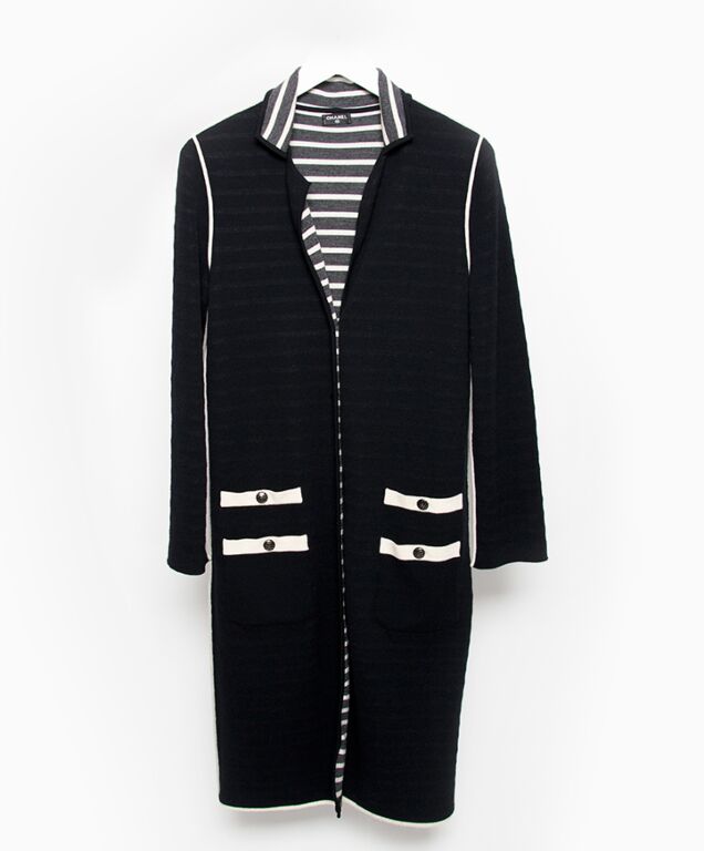 Chanel Reversible Long Cardigan Sweater Labellov Buy and