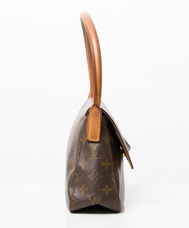Louis Vuitton Damier Ebene Mini Looping Shoulder Bag ○ Labellov
