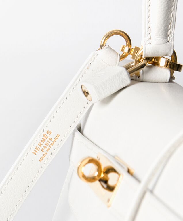 We love Hermes - 70CM (連扣子76CM) HERMES BAG STRAP GHW 25MM/Gold/Blanc/Gold  7900HKD 不議價包含原裝盒子/不含任何收據