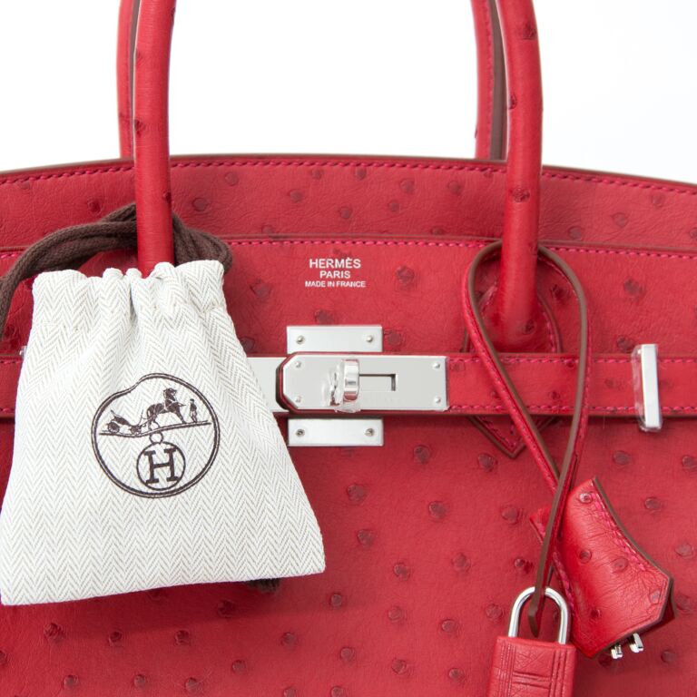 STUNNING Rouge H Birkin 30, Authentic & Vintage