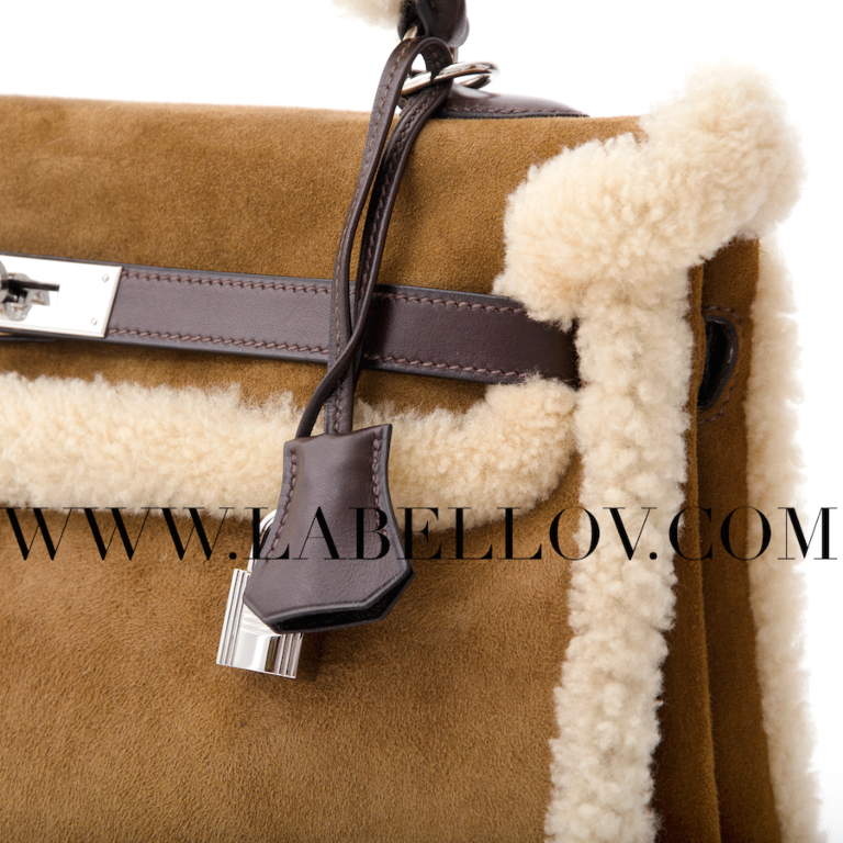 New] Hermès Kelly Retourne 35  Teddy Shearling, Ebene Barenia Leathe – The  Super Rich Concierge Malaysia