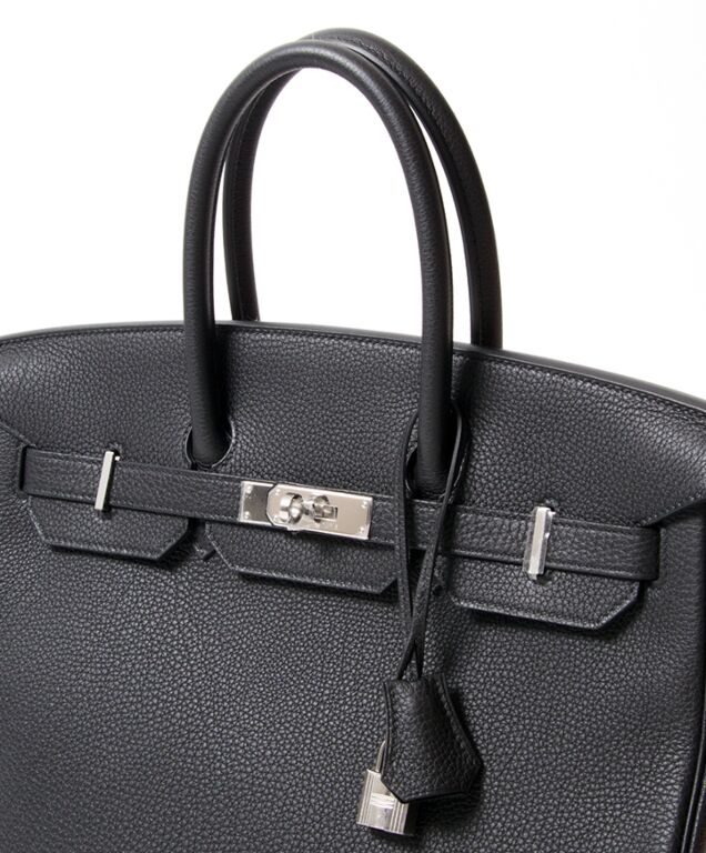 Hermes birkin bag top 35 togo black