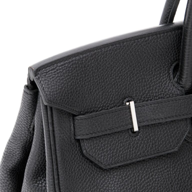 HERMES PARIS 1996 Birkin handbag 40 cm in black Togo cal…