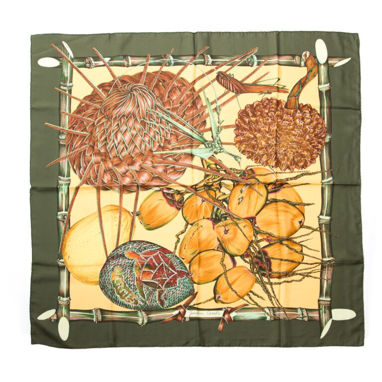Hermès Jardin Créole Scarf ○ Labellov ○ Buy and Sell