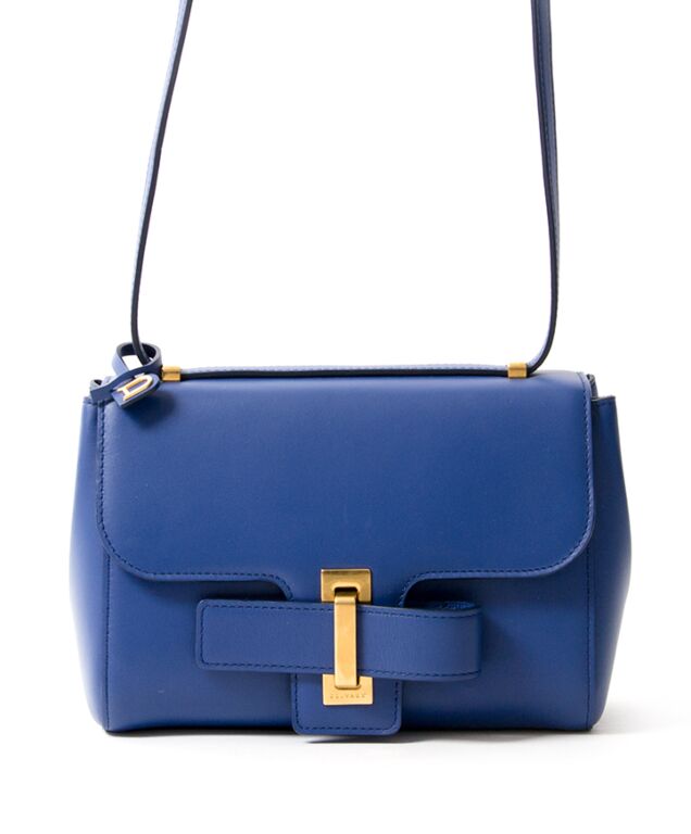 Delvaux Simplissime City PM Blue Labellov Buy and Sell Authentic Luxury