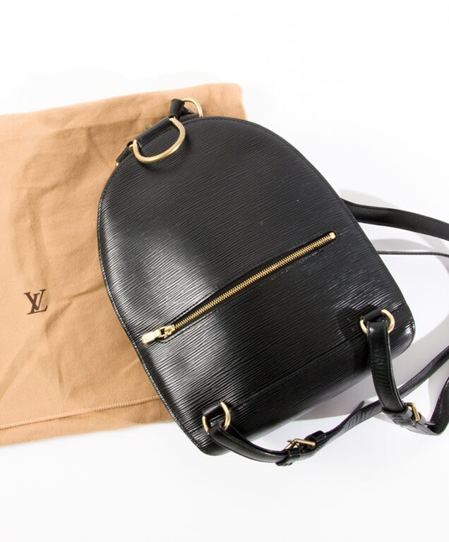 Louis Vuitton Black Epi Mabillon Backpack ○ Labellov ○ Buy and