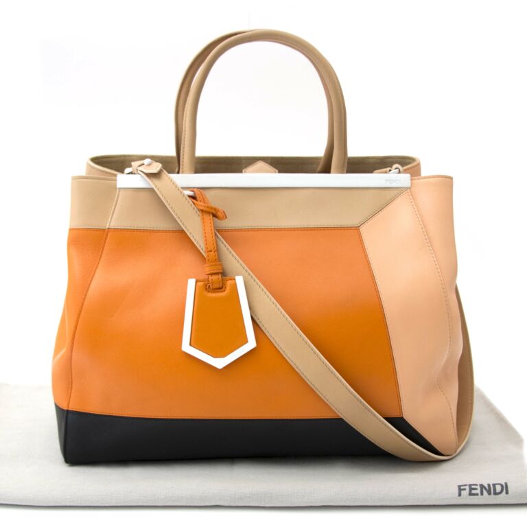 Fendi 2Jours Medium Colorblock Tote ○ Labellov ○ Buy And Sell Authentic  Luxury