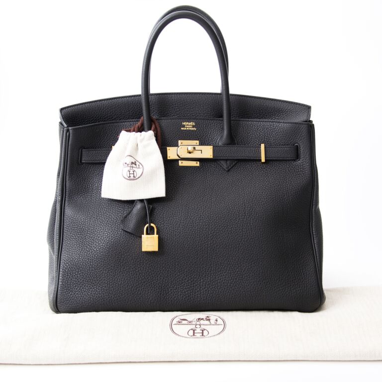 Hermes Birkin 35 in black Togo - Handbag Heaven Exchange