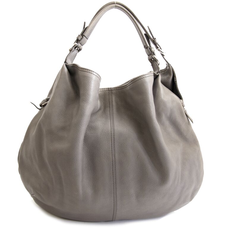 Furla Grey Leather Shoulder Bag Labellov Buy and Sell