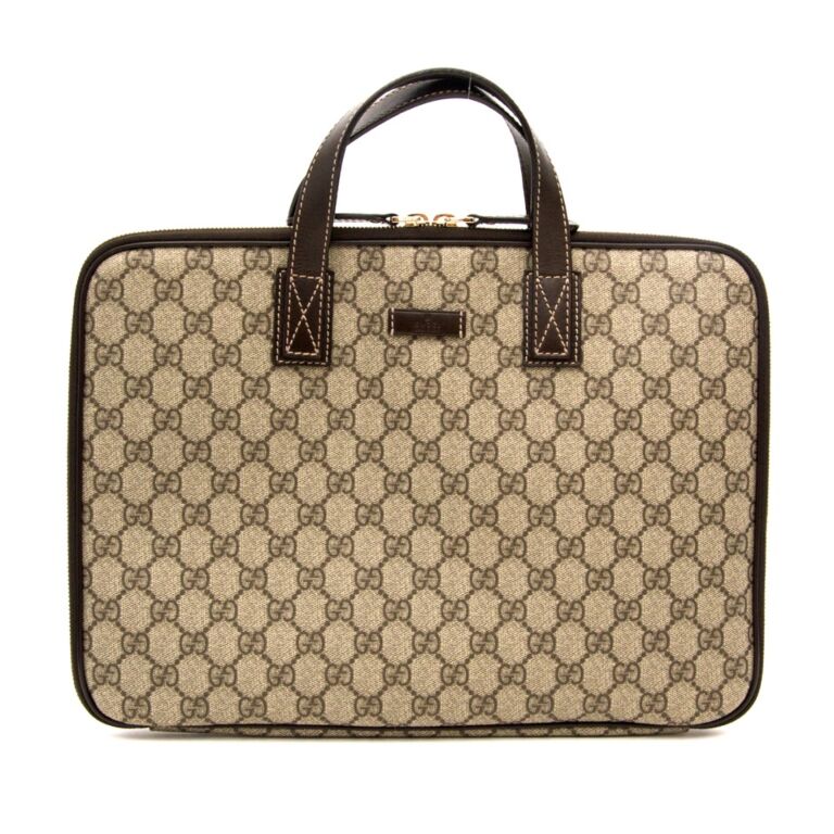 Gucci Monogram Laptop Case ○ Labellov ○ Buy and Sell Authentic