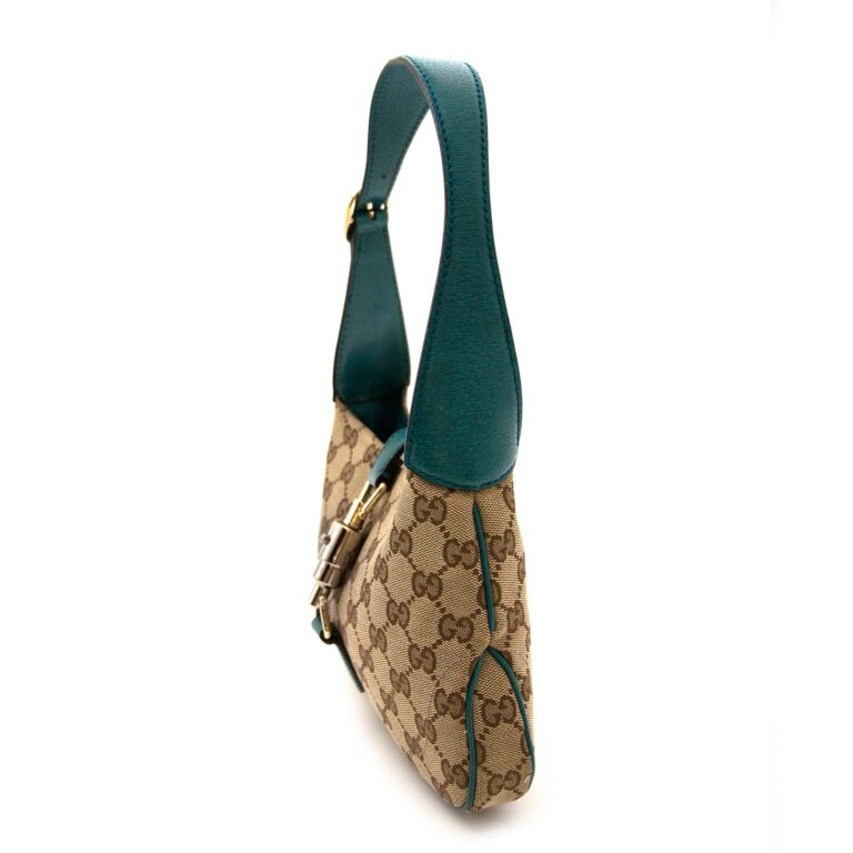 Gucci Blue Monogram Handle Bag – Changes Luxury Consignment