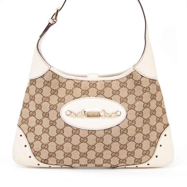 Gucci Monogram Shoulder Bag ○ Labellov ○ Buy and Sell Authentic Luxury