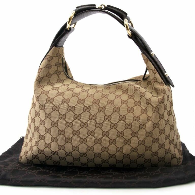 gucci monogram hobo bag