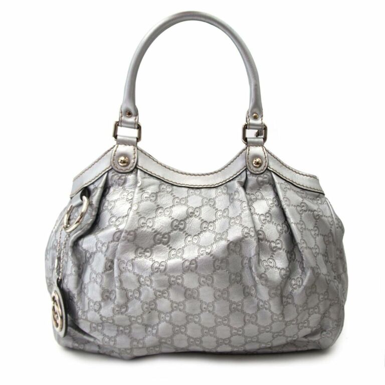 Gucci Silver Sukey Bag ○ Labellov ○ Buy and Sell Authentic Luxury