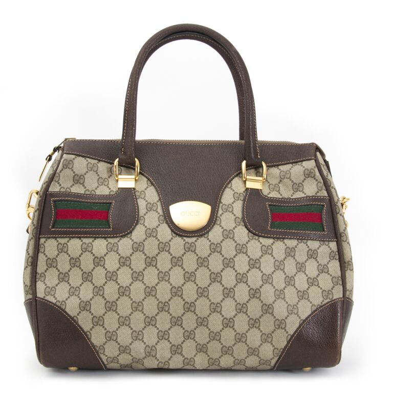 Gucci Vintage Monogram Canvas Bag ○ Labellov ○ Buy and Sell Authentic Luxury