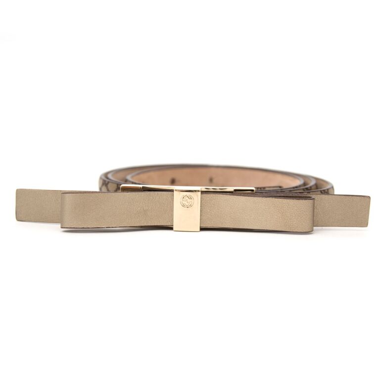 Gucci best sale bow belt