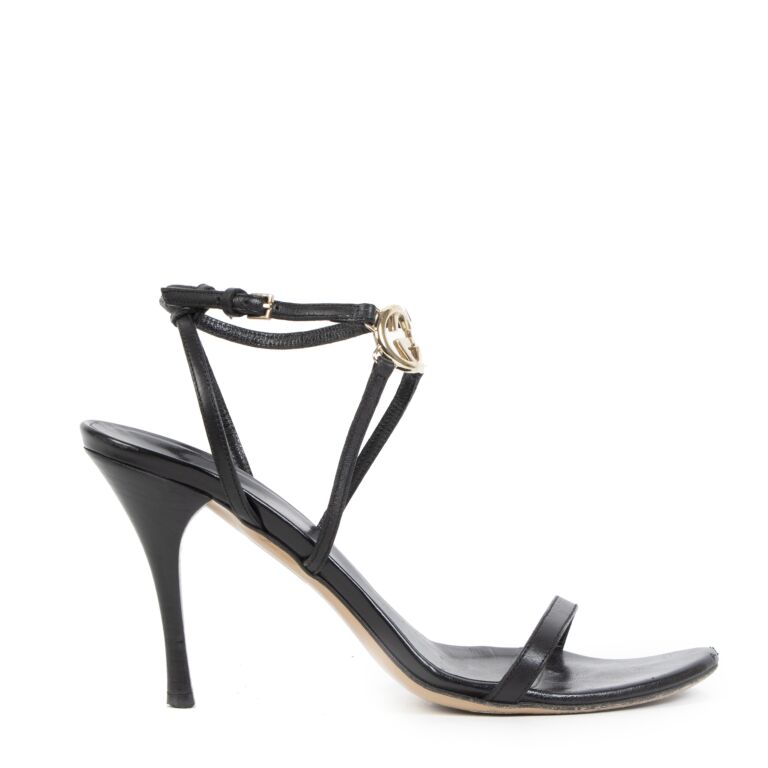 gucci strap sandals heels