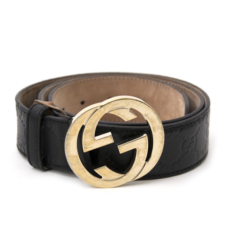 Gucci belt gold gg cheap