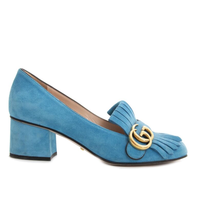 Turquoise shop gucci shoes