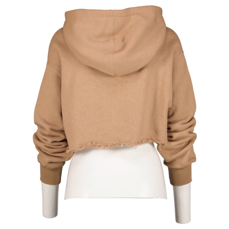 Gucci x Adidas Camel Cotton Cropped Sweater Top size XXS Labellov Buy and Sell Authentic Luxury