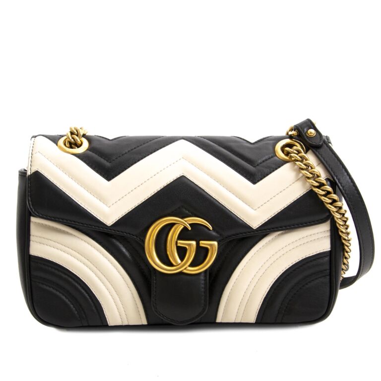 Gucci marmont chevron sale