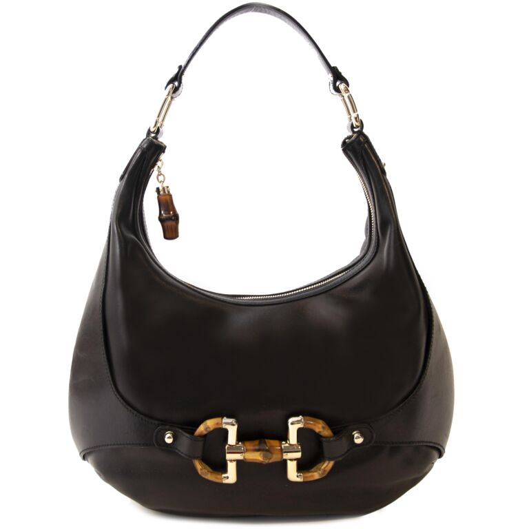 Gucci hobo bag leather sale