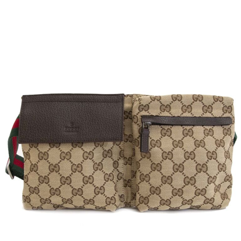 Gucci Monogram Waist Bag Labellov Buy and Sell Authentic Luxury