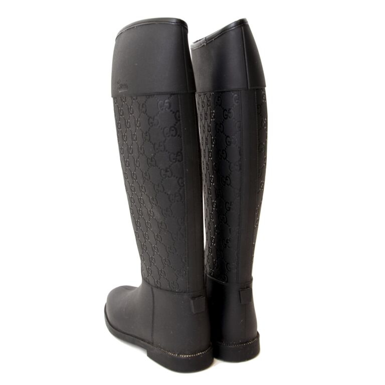 Gucci best sale rubber boots